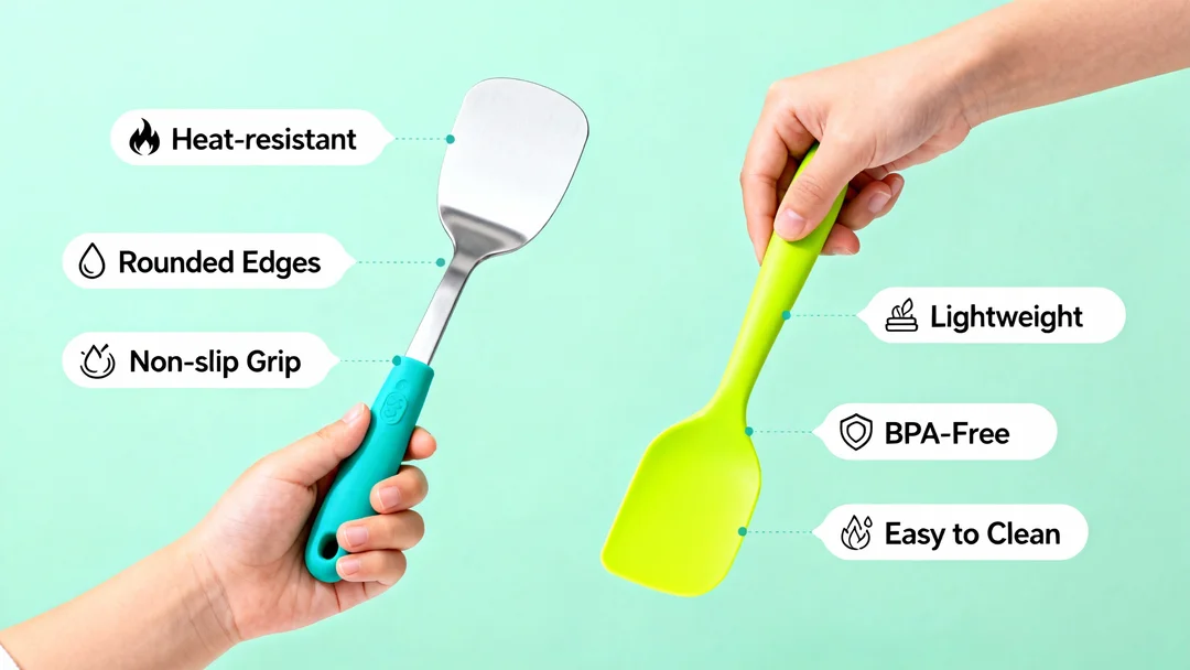 Safety comparison of metal and plastic tools